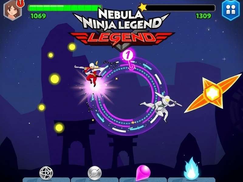 Nebula Ninja Legend Gameplay Screenshot